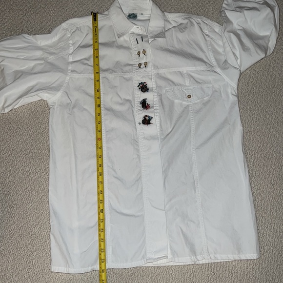 Hammerschmid Vintage Blouse 100% Cotton Size 42 - Picture 12 of 16